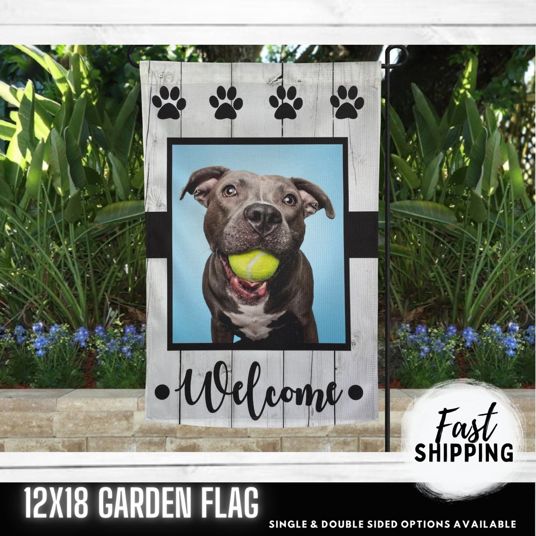 Garden Flag, Dog Flag, Man's Best Friend, Beware of Dog, Custom