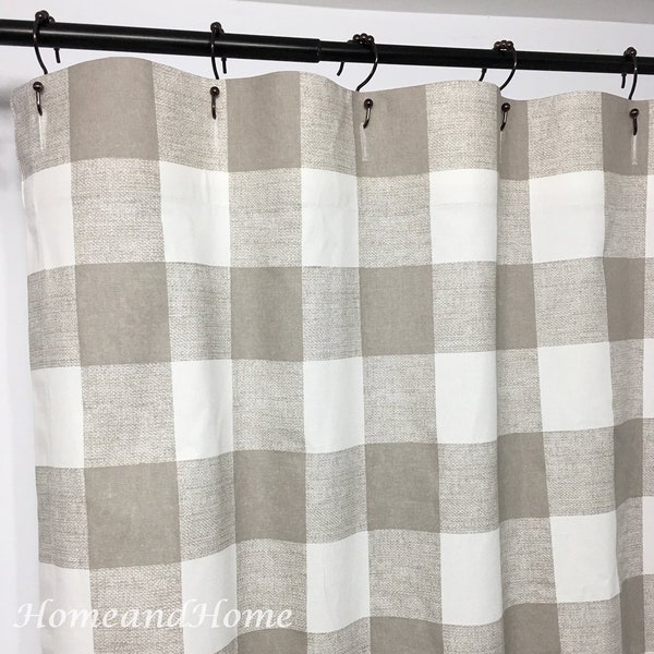 Extra Long Shower Curtain Etsy
