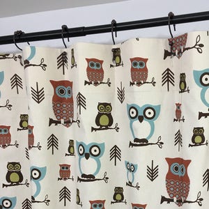  Moslion IQ Test Bath Shower Curtain Set School Education Level  1 Logical Tasks Animal Owl Bird Fish Shower Curtains Home Decorative Extra  Long Polyester Fabric Shower Curtain with Hooks 72x90 Inch 