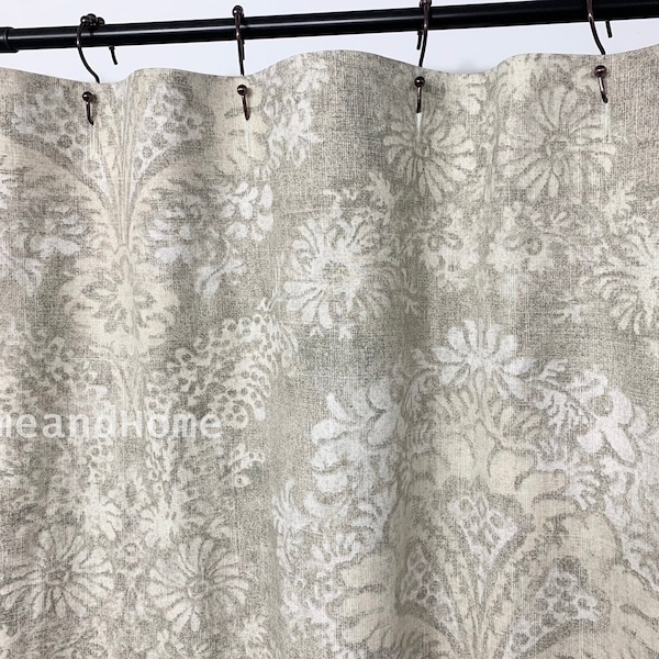 Extra Long Shower Curtain Etsy