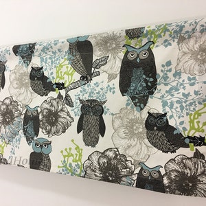Valance / Owls valance / bird valance Unlined or lined Topper Window Valance