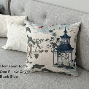 Asiatischer Kissenbezug. EIN Kissenbezug 16x 16 14x 14 Beide Seiten Invisible Zipper Laterne Kissenbezug Polyester Pagode Kissenbezug