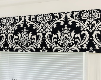 Tier Curtains Damask Valances Damask Cafe curtains. Kitchen Valance. Black Valance Bathroom Curtains. Gray valance. Kitchen Curtains