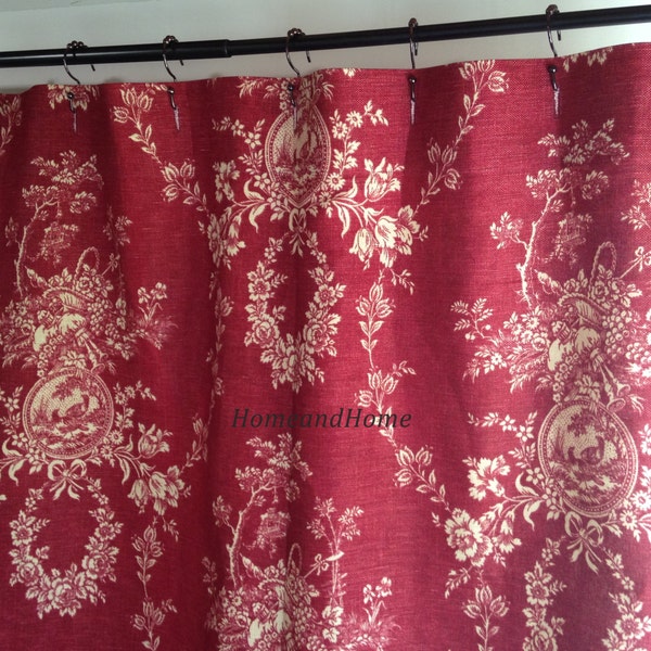 Toile Curtain Etsy
