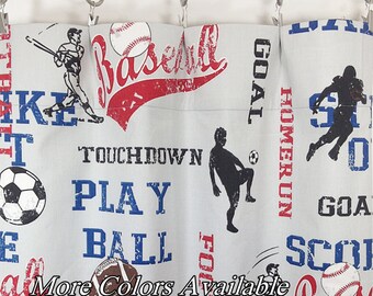 Motocross Window Curtains Boys Kids Sports Curtains Dirt Etsy
