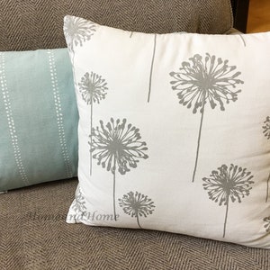 Dandelion pillow covers Zipper Closure Girlsroom Decor Euro Shams Throw Pillow lumbar Nursery pillow cover 18x18 20x20 22x22 24x24