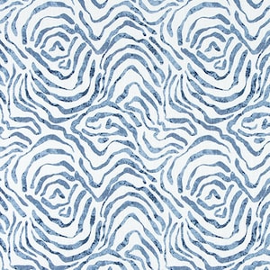 zebra Indigo Luxe Canvas Shower curtain Extra long shower curtain Extra wide shower curtain Light blue off white shower curtain