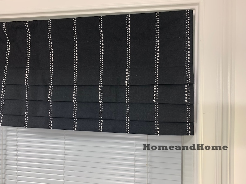 Faux Roman Shade. Flat Roman Shade Valance. Fake Roman Shade Etsy