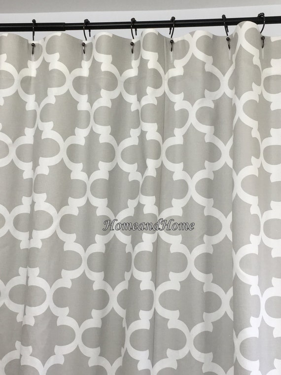 Gray Shower Curtain French Grey Shower Curtain 72 X 84 108 Etsy