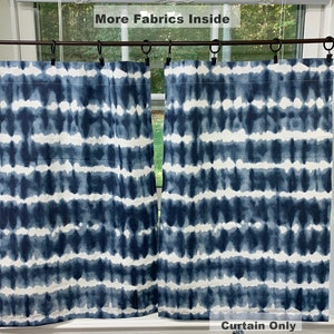Navy blue Valance blue white Curtain Valance Topper Window Valance Window treatments Kitchen valance Cafe Curtains. Beach house valance