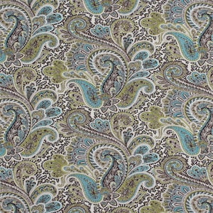 Tie up curtain. Tie up valance.  Kitchen Valance. Tie Up Shade.  Brown Valance. Paisley Valance. Bathroom valance. Bedroom valance
