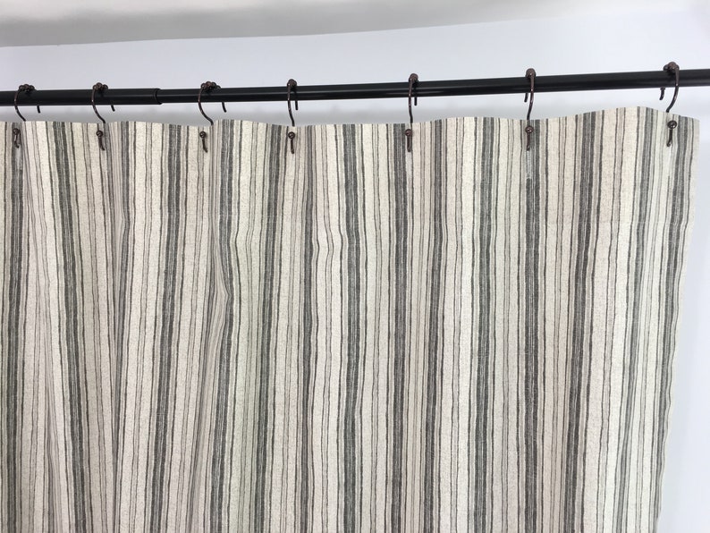 Farmhouse Shower Curtain Fabric Custom Image 0