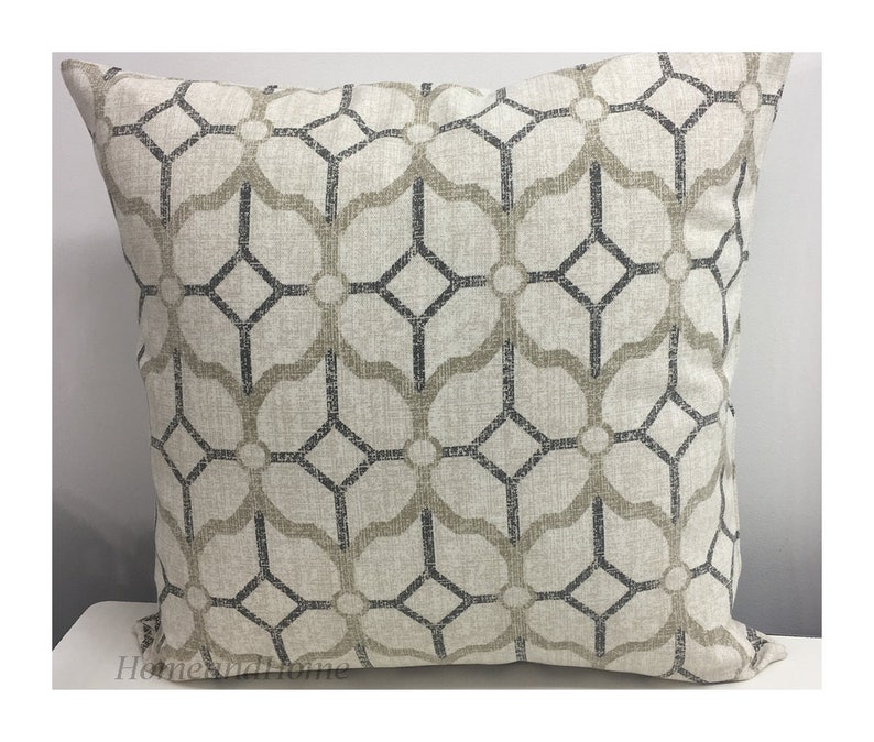 Farmhouse Pillow Covers. Zipper Closure Navy Blue Grey Beige Etsy