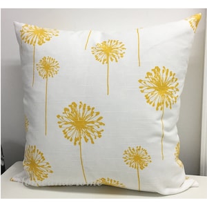 Dandelion pillow covers Zipper Closure Girlsroom Decor Euro Shams Throw Pillow lumbar Nursery pillow cover 18x18 20x20 22x22 24x24