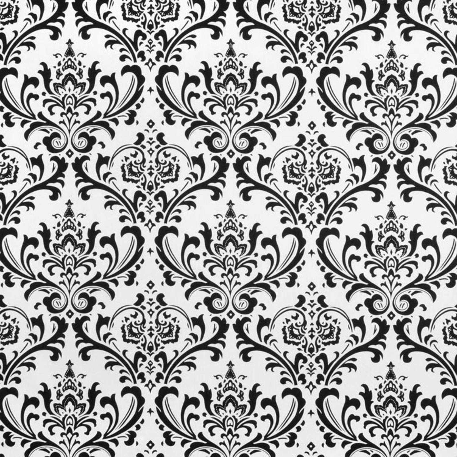 ON SALE Black White Shower Curtain Damask Shower Curtain Etsy