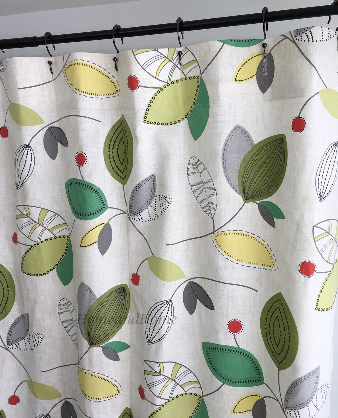 Shower Curtain Leaf Shower Curtain Fabric Shower Curtain 72 X Etsy