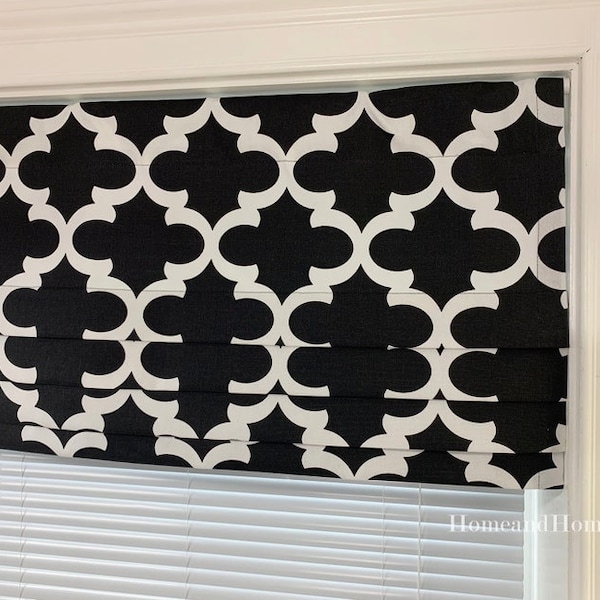 Fake Roman Shade Etsy