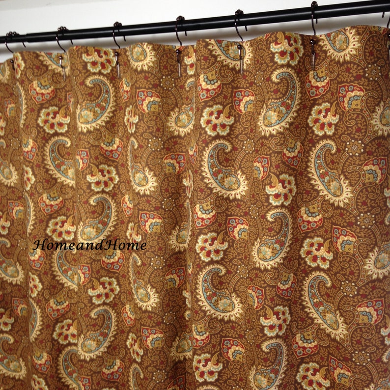 Fabric Shower Curtain High End Designers Waverly Timeless Etsy