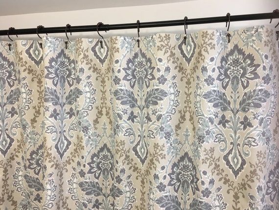 Shower Curtain Brussels Amethyst Long Extra Image 0
