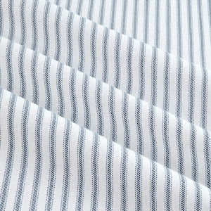 Custom Shower Curtain Ticking Striped Navy Blue White 72x84 108 long shower curtain Extra wide shower curtain Farmhouse shower Curtain