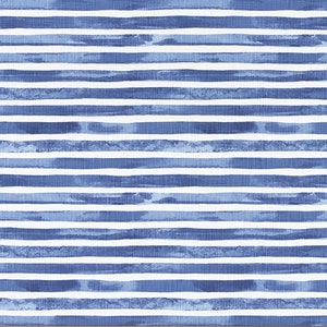 Light blue Shower curtain Horizontal Stripe stall Shower curtain Slub Canvas Linen Look long shower curtain Extra wide shower curtain 52x78