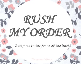 Rush My Order- One Shower Curtain
