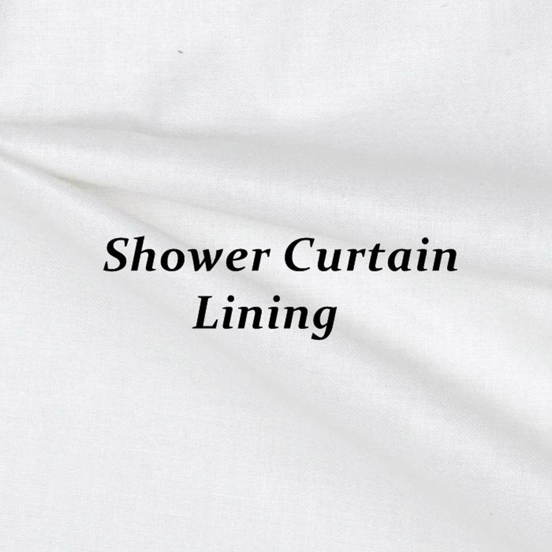 Add Cotton Lining Light Weight to Shower Curtain. Lined Etsy