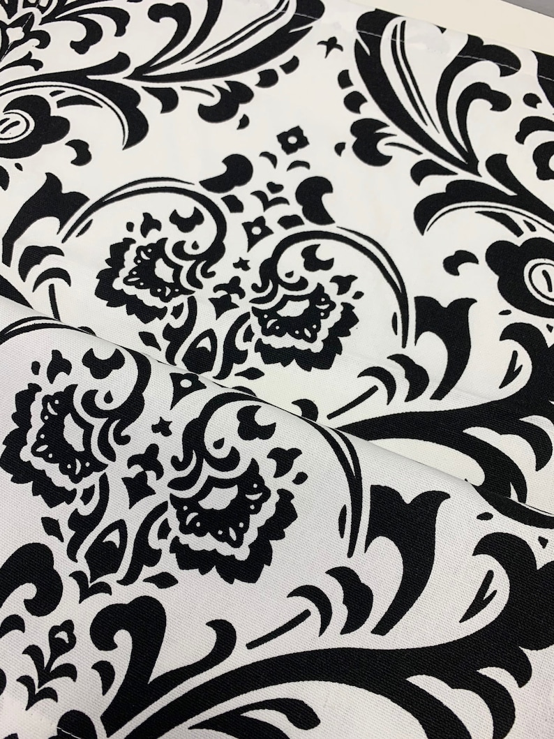 Ticking Stripe Table Runner Black White Stripe Table Runners Etsy