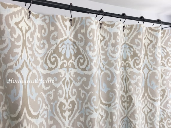 108 wide shower curtain grey image ikat shower curtain long curtain extra wide etsy 108 wide shower curtain grey image ikat shower curtain long curtain extra wide etsy