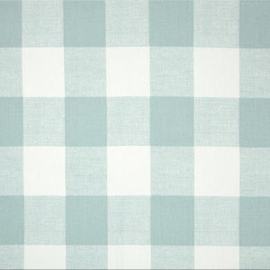 Farmhouse Shower Curtain Buffalo Check Snowy Blue long shower curtain Extra wide shower curtain fabric shower curtain, Custom shower curtain