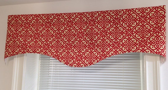 Scalloped Valance 52 X 16 50 X 16 Window Valances Waverly Lace Etsy