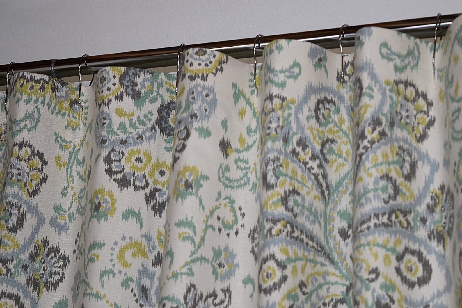 Custom Fabric Shower Curtain Stall 54 X 78 72 X 84 108 Extra Etsy