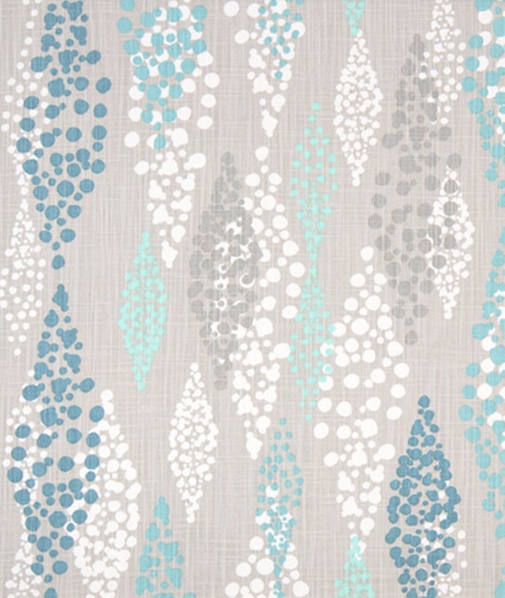 Gray Shower Curtain Slub Canvas Blue Gray White 72 X 84 108 Etsy