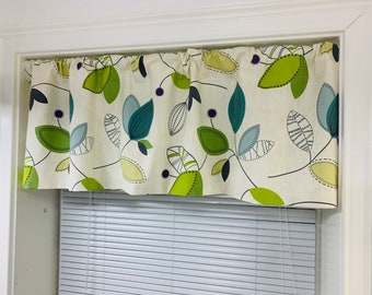 Leaf Valances farmhouse Decor Kitchen Valance leaf valance Curtain Valance Window Valance