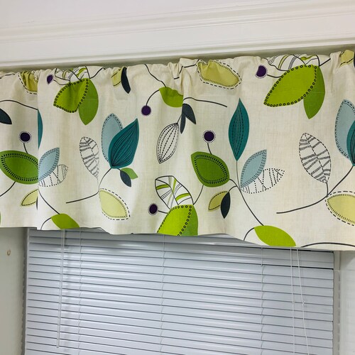 Leaf Valances Farmhouse Decor Kitchen Valance Leaf Valance Etsy