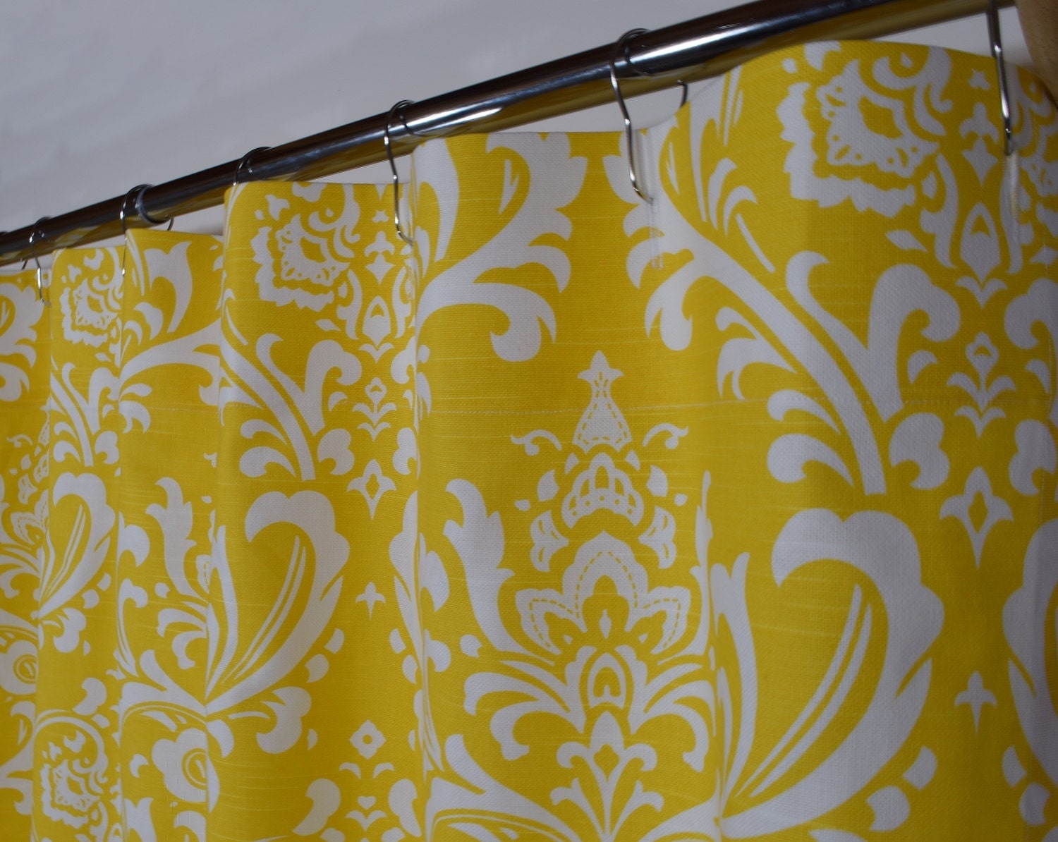 Damask Shower Curtain Ozbourne Wisteria Purple White 52 X 78 Etsy