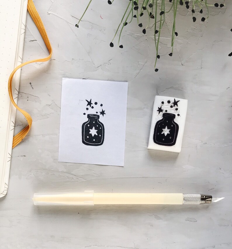 Magic stamps set a collection of small magic themed stamps Etsy