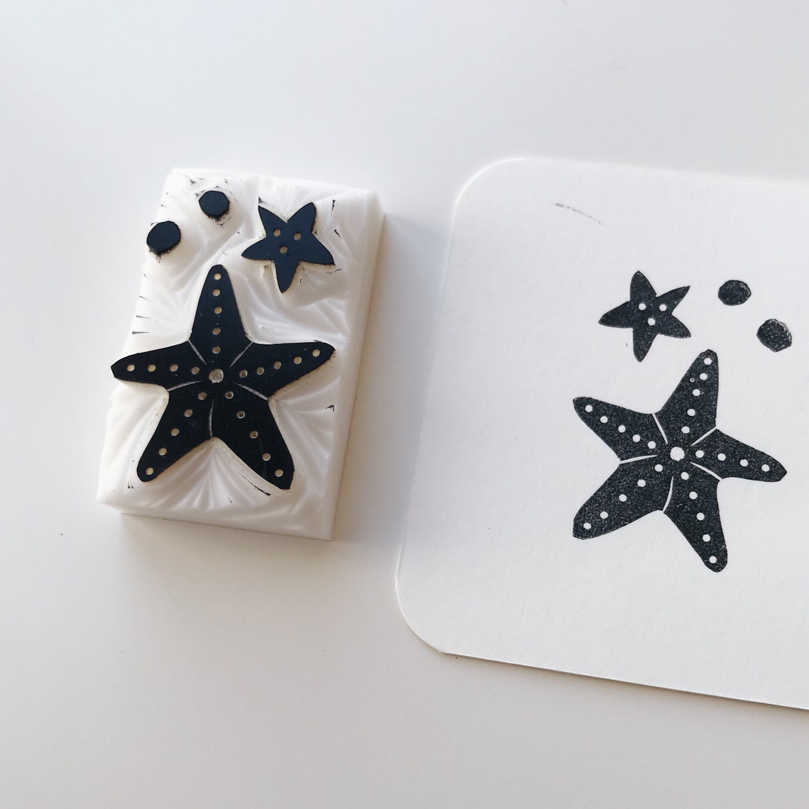 Starfish stamp star fish stamp mermaid sea magic ocean Etsy