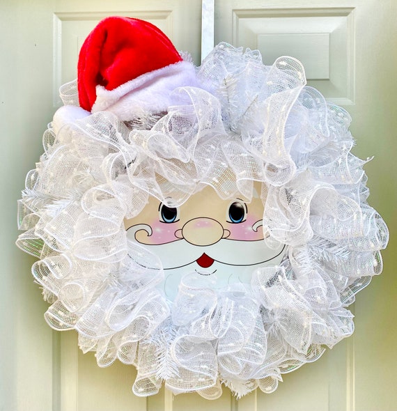Santa wreath cheap