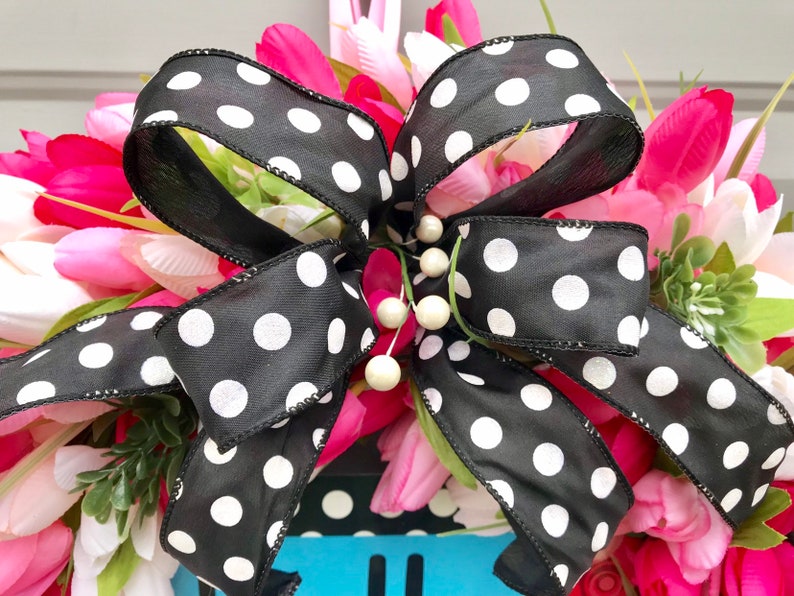 Summer Front Door Tulip Wreath Hello Everyday Wreath Welcome Wreath Spring Decor