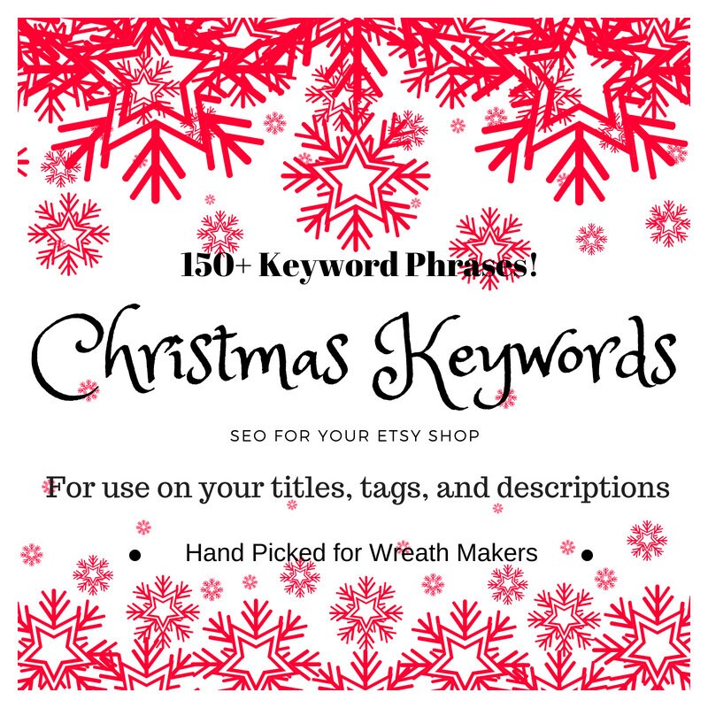 Holiday Keywords Christmas Keywords Halloween SEO SEO | Etsy