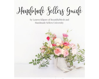 How to Sell on Etsy Guide, Digital Etsy eBook, Etsy SEO Help, Handmade Sellers Guide, How to Succeed on Etsy, How to Open an Etsy Shop