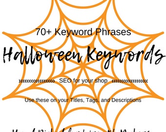 Halloween Keywords, Halloween SEO, SEO Keywords, Etsy Help, Etsy SEO, Etsy Keywords, Wreath Keywords