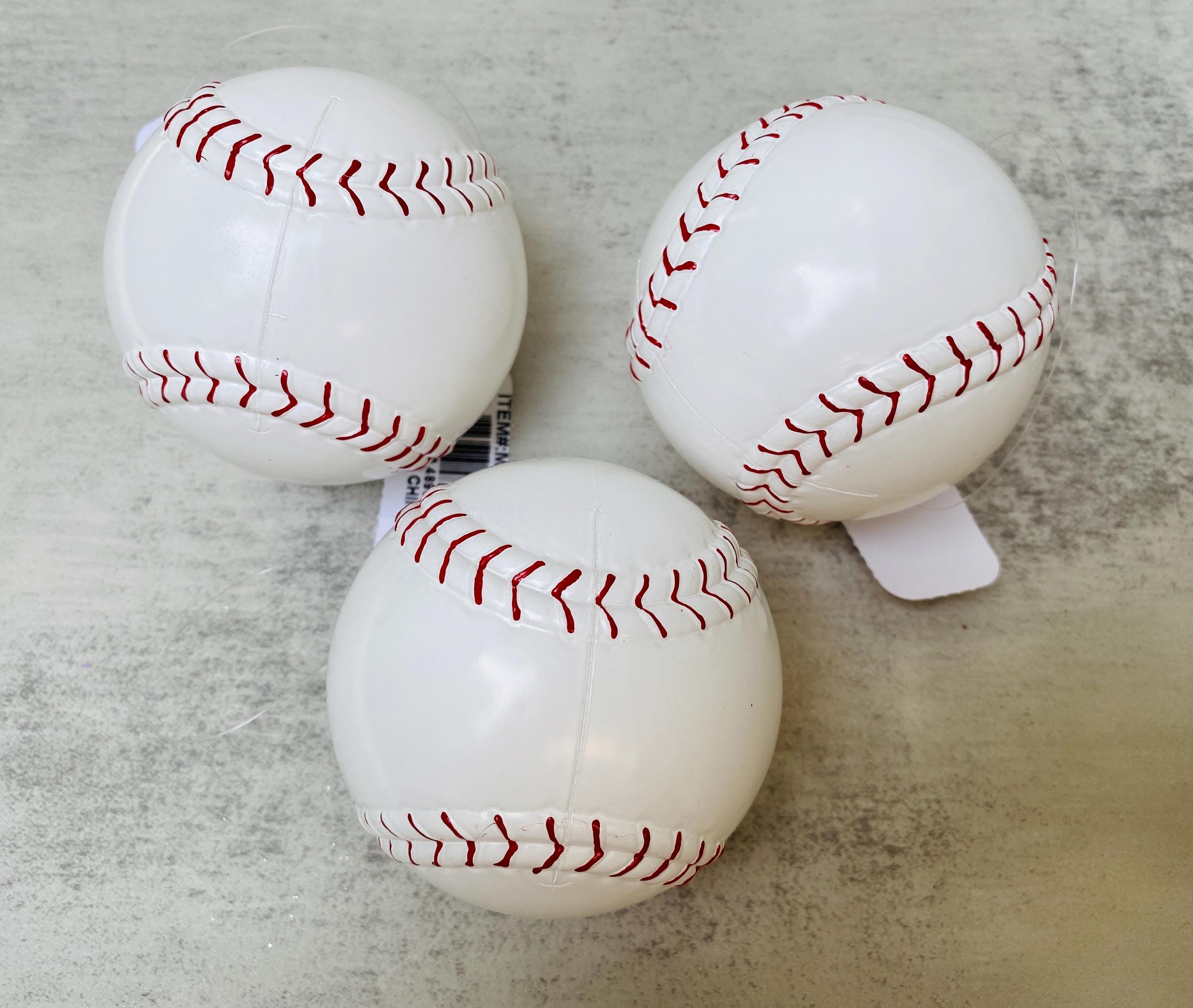 Baseball Wreath Supplies: Wooden Sign & Plastic Baseball Ornaments - Etsy
