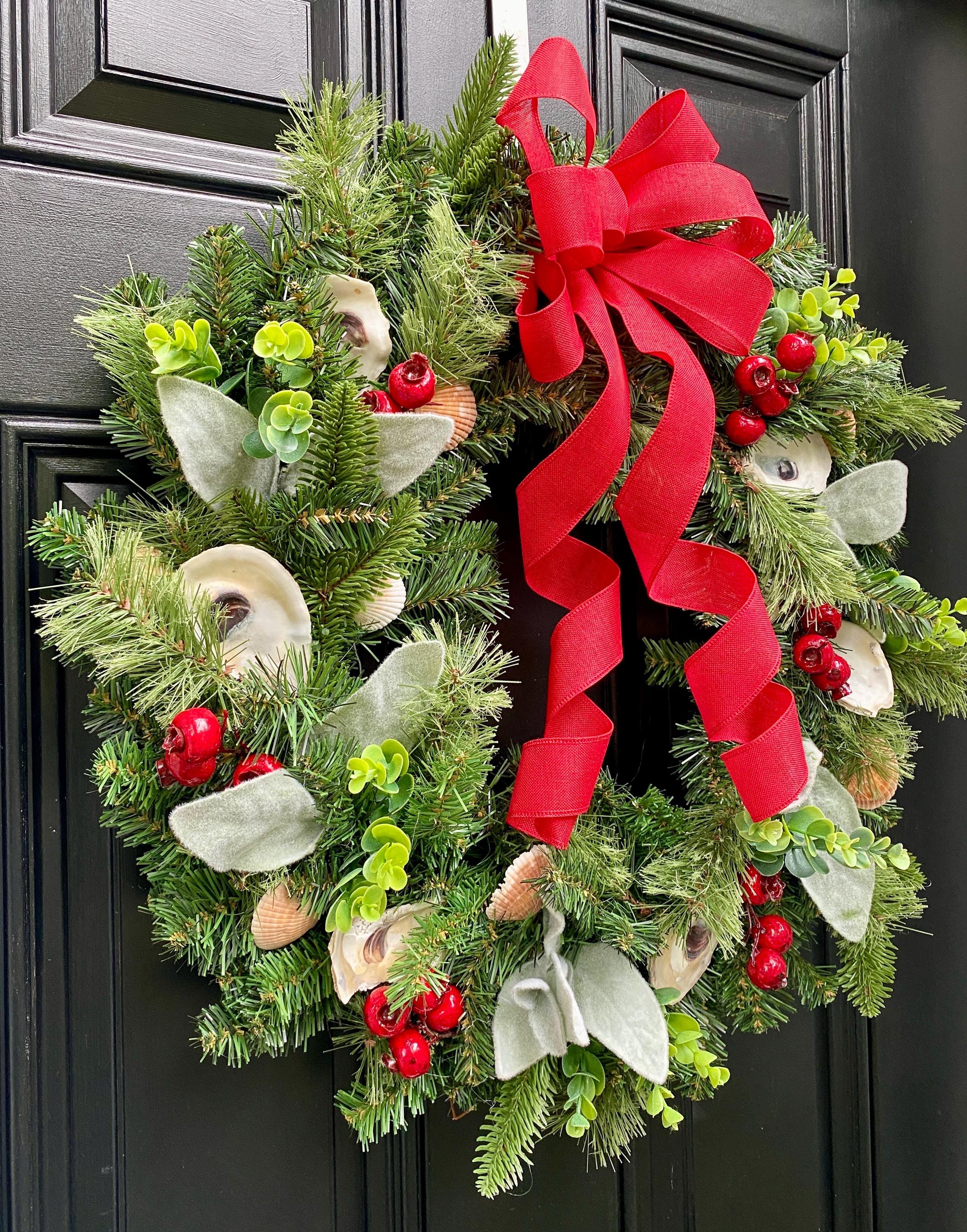 border ribbon shell wreathe ❤︎ グログラン リース border ribbon