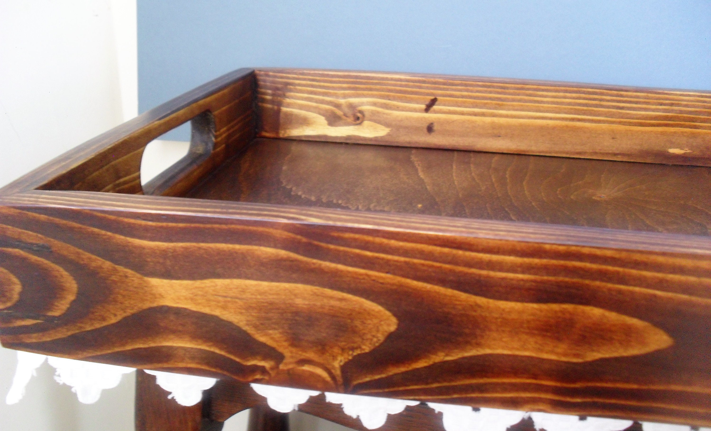 Small Handmade Tray LAP TRAY Ottoman Tray Centrepiece Drinks Etsy UK