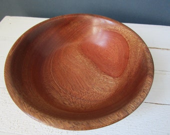 Hand Turned SAPELE BOWL Nibbles Dish Nut Bowl Wooden Catchall Jewellery Dish or Key Dish Watch 0r Ring Dish Handmade Hardwood Dish GIFT