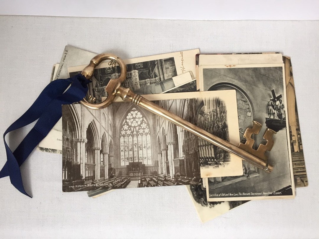 Extra LARGE & HEAVY Decorative Brass Key Ornament/paperweight Etsy