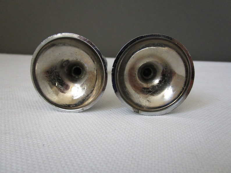 Miniature CHROME Taper Holders Mini Candlestick Holders 3 INCH Etsy UK