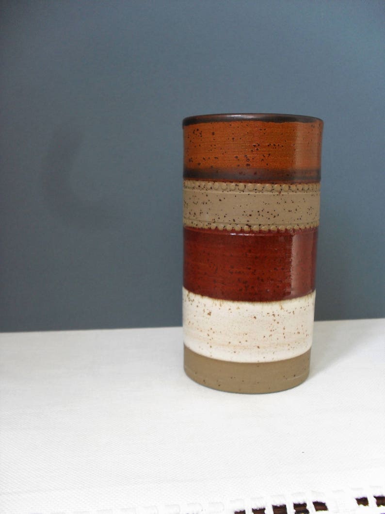 Denby Pottery Denby Stoneware Vase Denby Utensils Pot Retro Etsy